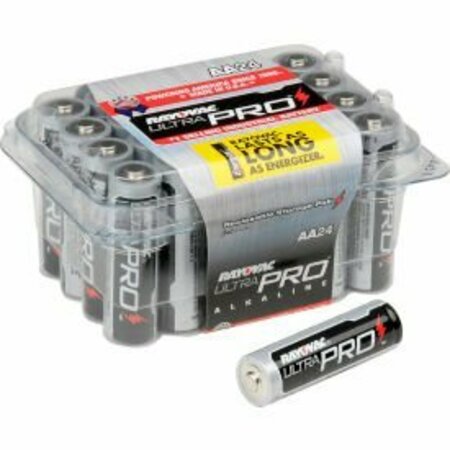 RAYOVAC Rayovac Alkaline Ultra Pro AA 24 Battery Contractor Pack ALAA-24F